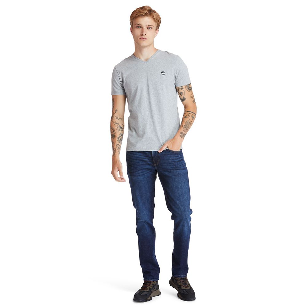 Calça Masculino - Timberland Sargent Lake Slim Denim Jeans - DLRWK1870 - Azul Marinho